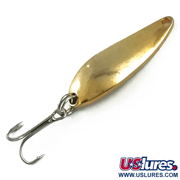 Vintage  Acme Fiord Spoon Jr, 1/8oz Gold fishing spoon #6011