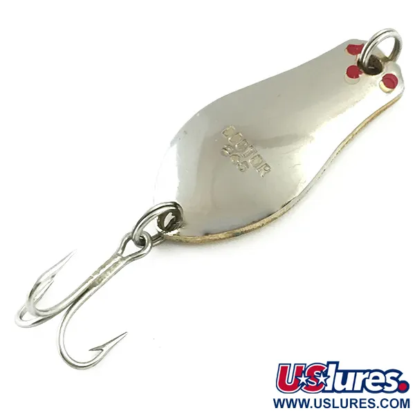 Vintage  Prescott Spinner Little Doctor 245, 3/16oz Nickel / Gold fishing spoon #6015