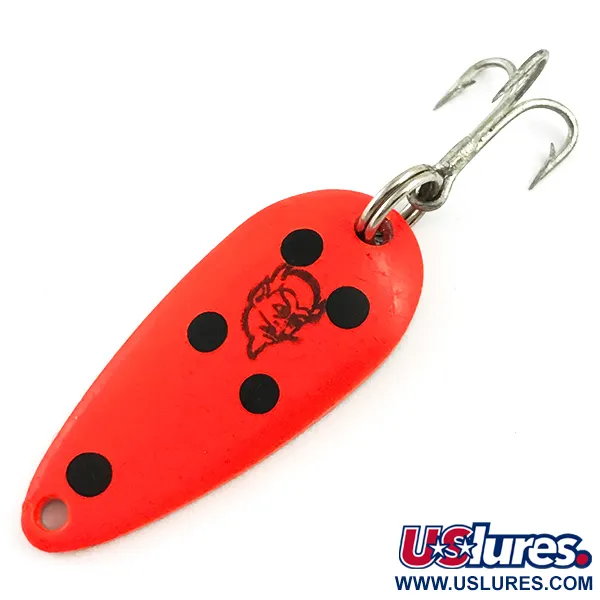  Eppinger Dardevle Midget, 3/16oz Red / Black / Nickel fishing spoon #6027