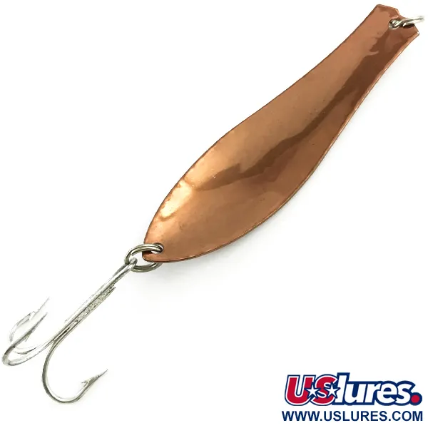 Vintage  Prescott Spinner Little Doctor 275 Lite, 3/5oz Hammered Copper fishing spoon #6030