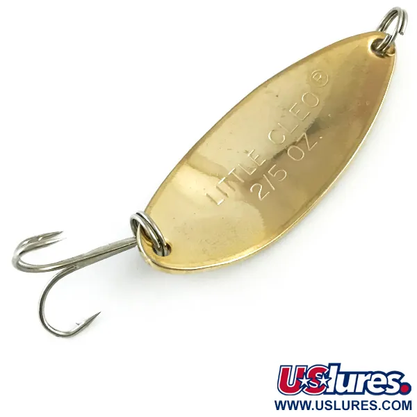 Vintage   Acme Little Cleo, 2/5oz Gold fishing spoon #6036