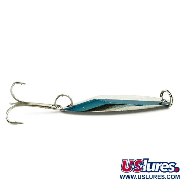 Vintage  Acme Kastmaster , 3/8oz Nickel / Blue fishing spoon #6038