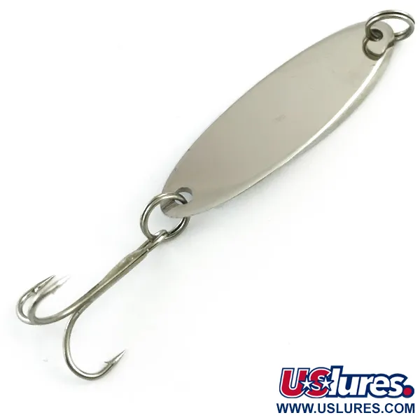 Vintage  Acme Kastmaster , 3/8oz Nickel / Blue fishing spoon #6038