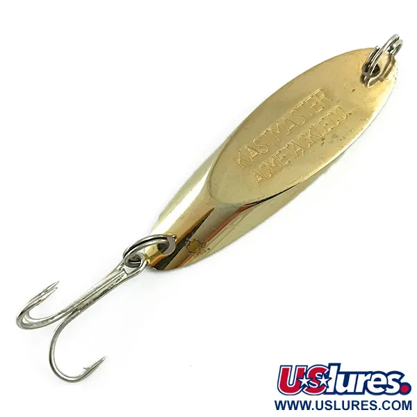 Vintage  Acme Kastmaster , 1/2oz Gold fishing spoon #6039