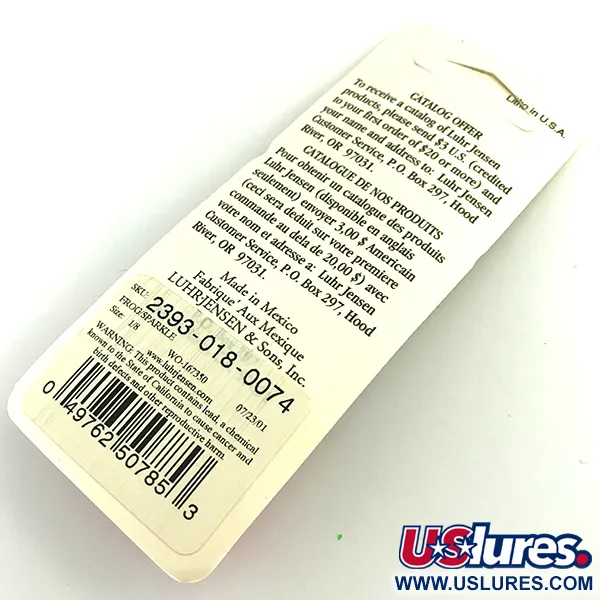   Luhr Jensen Hot Tail, 1/8oz  spinning lure #6122