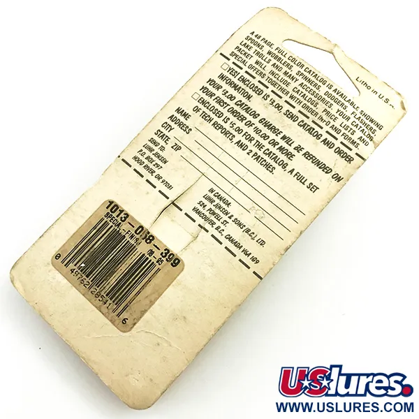   Krocodile Stubby Luhr Jensen, 2/3oz Red / Nickel fishing spoon #6053