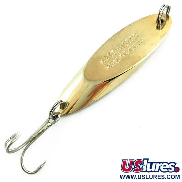 Vintage  Acme Kastmaster , 3/4oz Gold fishing spoon #6055