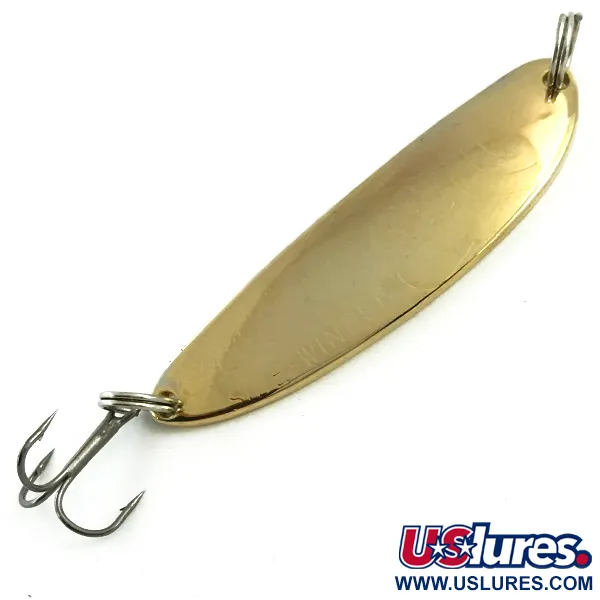 Acme Side-winder, 1/3oz Gold fishing spoon #6059