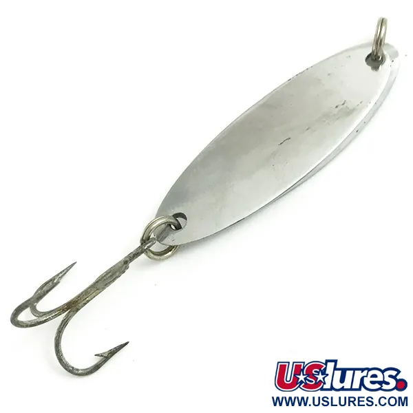 Vintage  Weber MrChamp, 1/4oz Nickel fishing spoon #6067