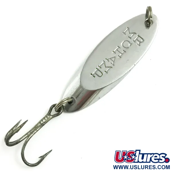 Vintage  Weber MrChamp, 1/4oz Nickel fishing spoon #6067