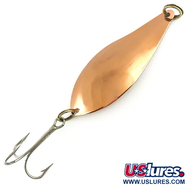 Vintage  Lanes Tackle & Bait Lane's Flasher, 2/3oz Copper fishing spoon #6095
