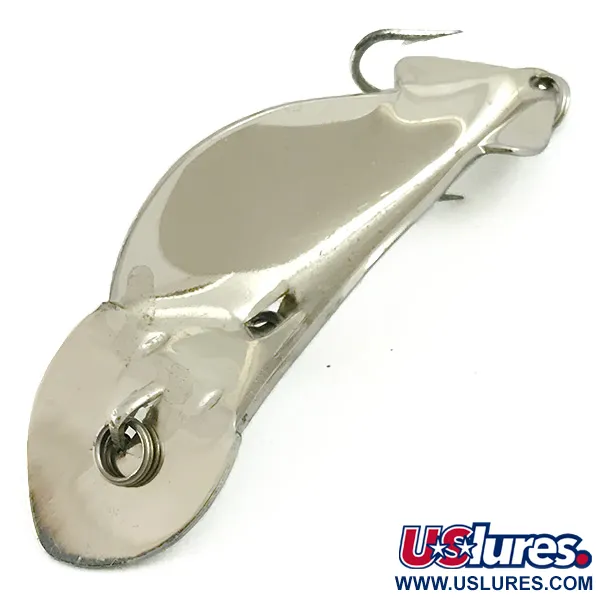 Vintage   Buck Perry Spoonplug, 1/4oz Nickel fishing spoon #6132