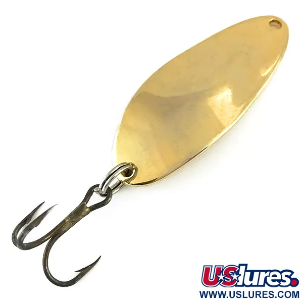 Vintage   Acme Little Cleo, 1/3oz Gold fishing spoon #6140