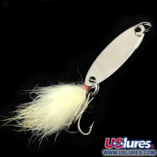 Vintage  Acme Kastmaster , 1/8oz Nickel / Blue fishing spoon #6157