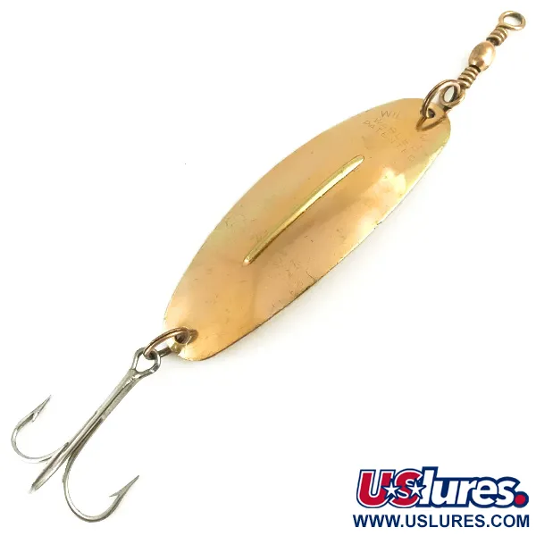 Vintage   Williams Wabler W70, 1oz Gold fishing spoon #6175