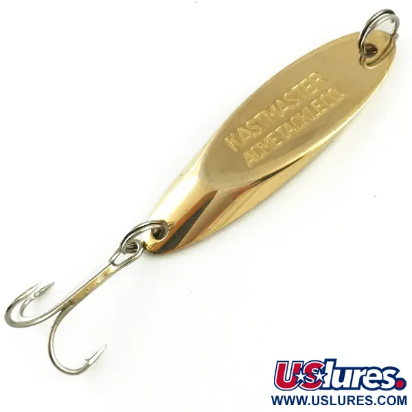 Vintage  Acme Kastmaster , 1/2oz Gold fishing spoon #6180