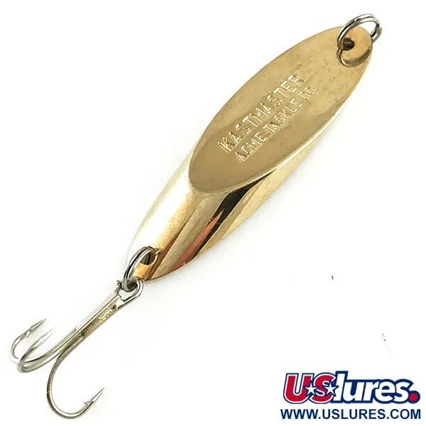 Vintage  Acme Kastmaster , 3/4oz Gold fishing spoon #6184