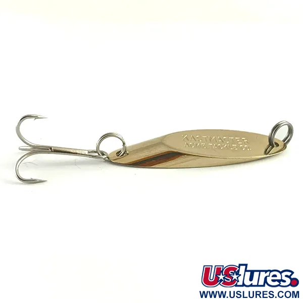 Vintage  Acme Kastmaster , 3/8oz Gold fishing spoon #6186