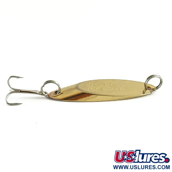 Vintage  Acme Kastmaster , 1/4oz Gold fishing spoon #6187