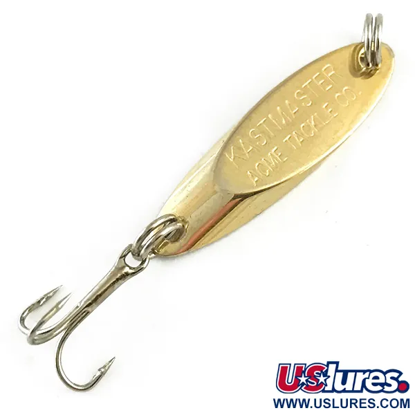 Vintage  Acme Kastmaster , 1/8oz Gold fishing spoon #6189