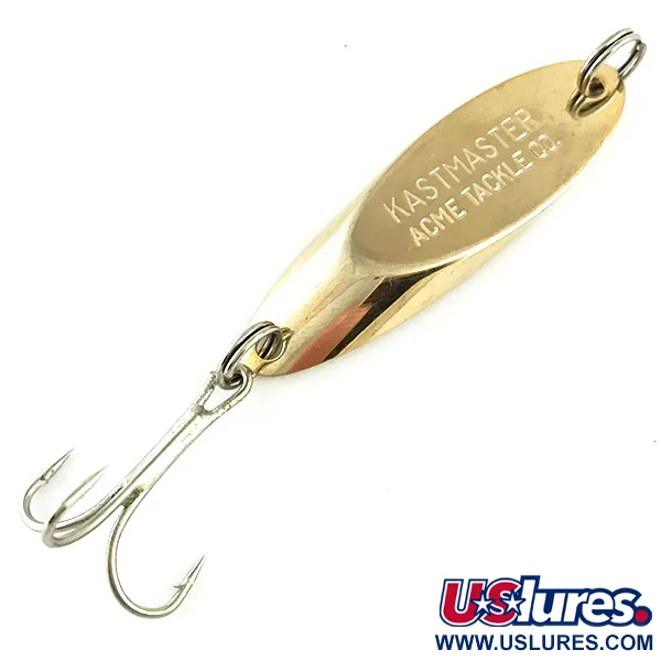 Vintage  Acme Kastmaster , 3/8oz Gold fishing spoon #6190