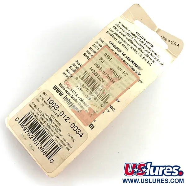  Luhr Jensen Krocodile Die #4, 1/2oz Nickel fishing spoon #6194