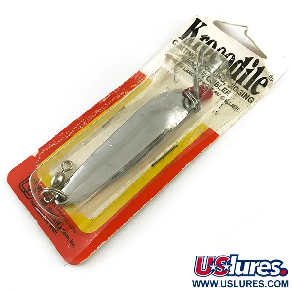  Luhr Jensen Krocodile Die #4, 1/2oz Nickel fishing spoon #6194