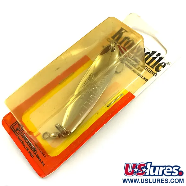  Luhr Jensen Krocodile Die #4, 1/2oz Nickel fishing spoon #6196