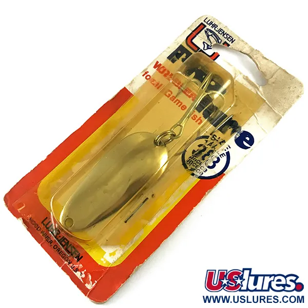   Luhr Jensen Pro Wobbler Lure, 2/5oz Gold fishing spoon #6232