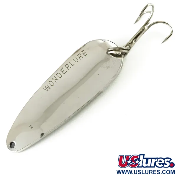 Vintage  Acme Wonderlure, 3/5oz Nickel fishing spoon #6236