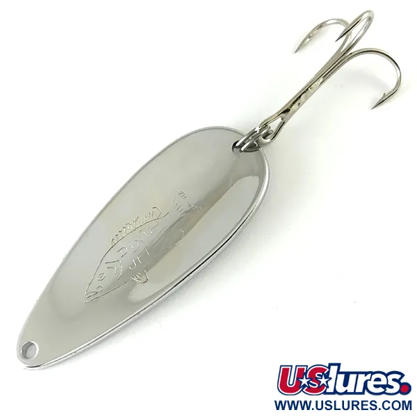 Vintage  Dayton Bait Company Dixee Jet, 2/3oz Nickel fishing spoon #6239