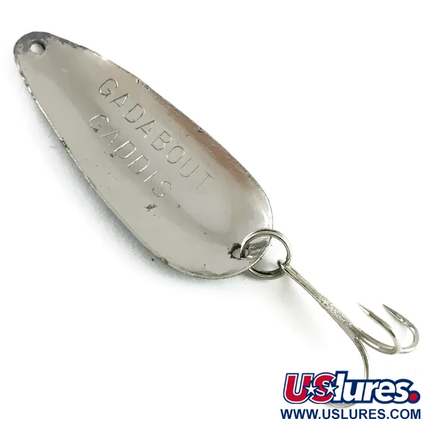 Vintage  Other Gadabout Gaddis, 1/3oz Frog / Nickel fishing spoon #6246