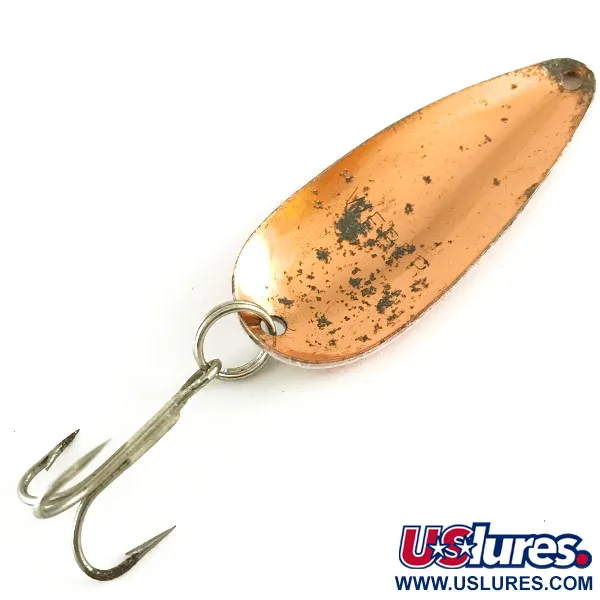 Vintage   Weber, 1/4oz Red / White / Copper fishing spoon #6247