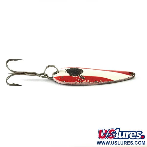 Vintage   Weber, 1/4oz Red / White / Copper fishing spoon #6247