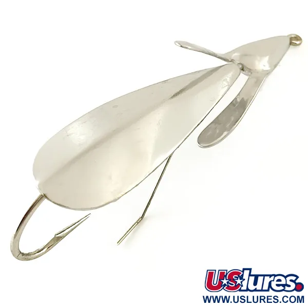 Vintage   Weedless Panther Martin Weed Wing, 2/5oz Nickel fishing spoon #6303