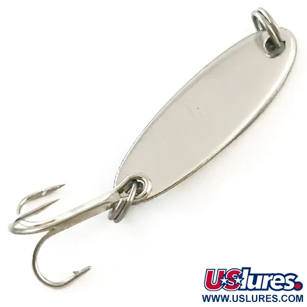 Vintage  Acme Kastmaster , 3/32oz Nickel / Green fishing spoon #6341