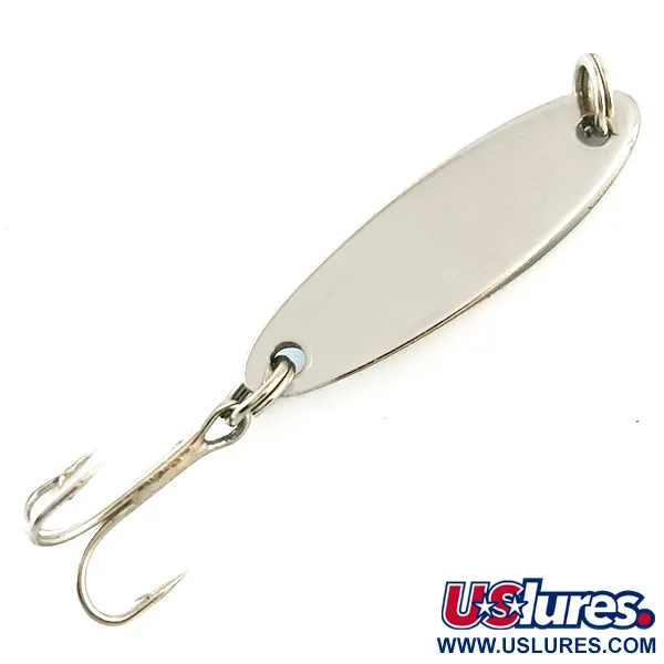 Vintage  Acme Kastmaster , 1/8oz Nickel / Blue fishing spoon #6342