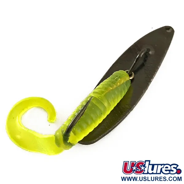 Vintage   Mepps Timber Doodle 00, 1/8oz Black fishing spoon #6365