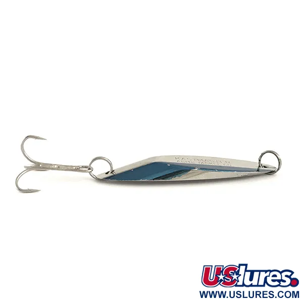 Vintage  Acme Kastmaster, 3/4oz Nickel / Blue fishing spoon #6391