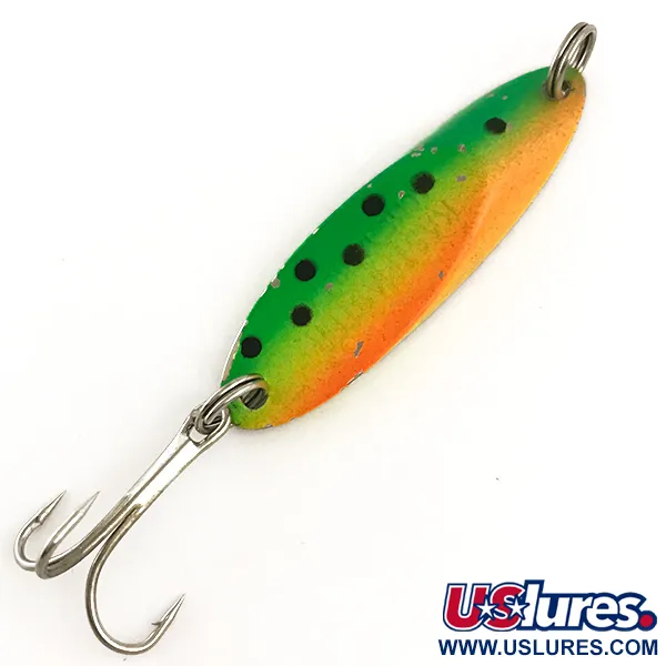 Vintage  Acme Kastmaster , 3/8oz Fire Tiger fishing spoon #6394