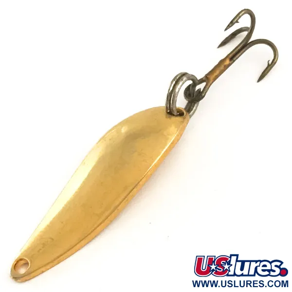 Vintage  Acme Fiord Spoon Jr, 1/8oz Gold fishing spoon #6396