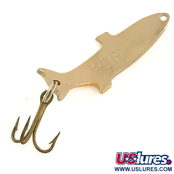Vintage  Acme Phoebe, 3/32oz Gold fishing spoon #6426