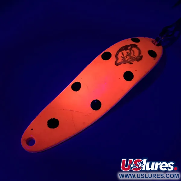 Vintage  Eppinger Dardevle Cop-E-Cat 7300 UV, 1/3oz Red / Black / Nickel fishing spoon #6436