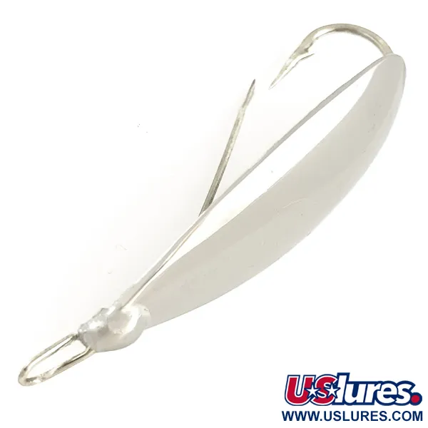 Vintage   Weedless Johnson Silver Minnow, 1/3oz Silver fishing spoon #6458