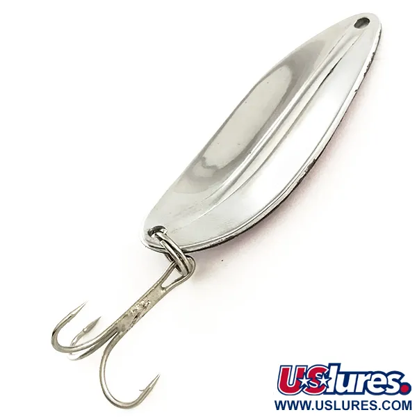 Vintage  TODDCO Main liner , 2/5oz Red / Black / Nickel fishing spoon #6461
