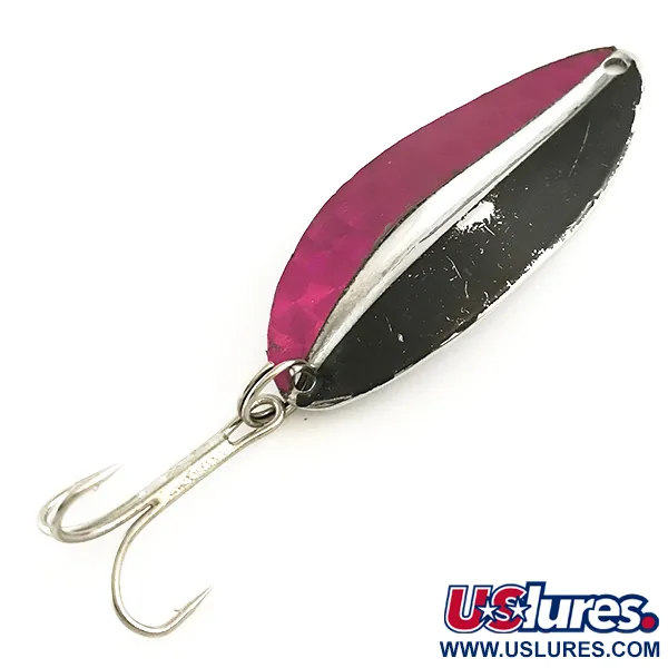 Vintage  TODDCO Main liner , 2/5oz Red / Black / Nickel fishing spoon #6461