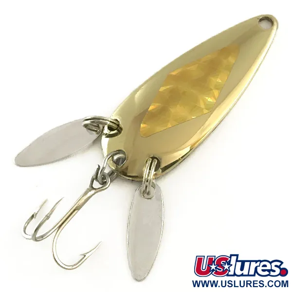 Vintage   Marathon (with sonic blades), 1/4oz Gold fishing spoon #6500