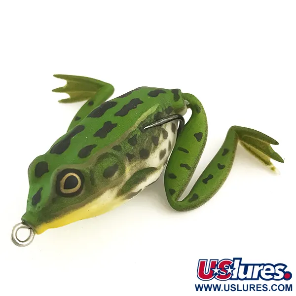 Vintage  Lunkerhunt LH Weedless LunkerHunt Lunker Frog​, 1/2oz Frog fishing #6549
