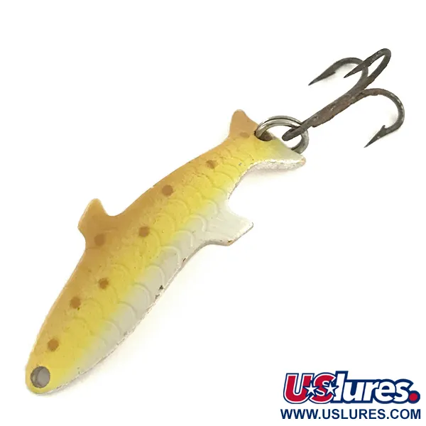 Vintage  Acme Phoebe, 3/32oz Brown Trout / Gold fishing spoon #6559