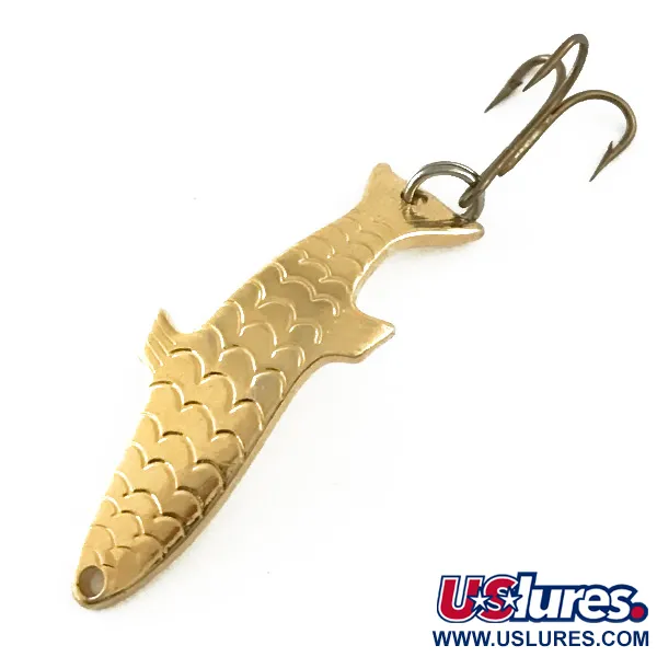 Vintage  Acme Phoebe, 3/32oz Gold fishing spoon #6560